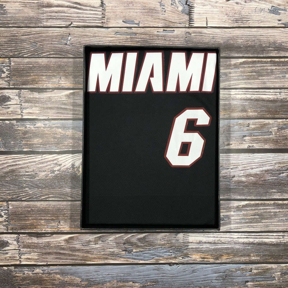 Heat James Vneck Black Jersey