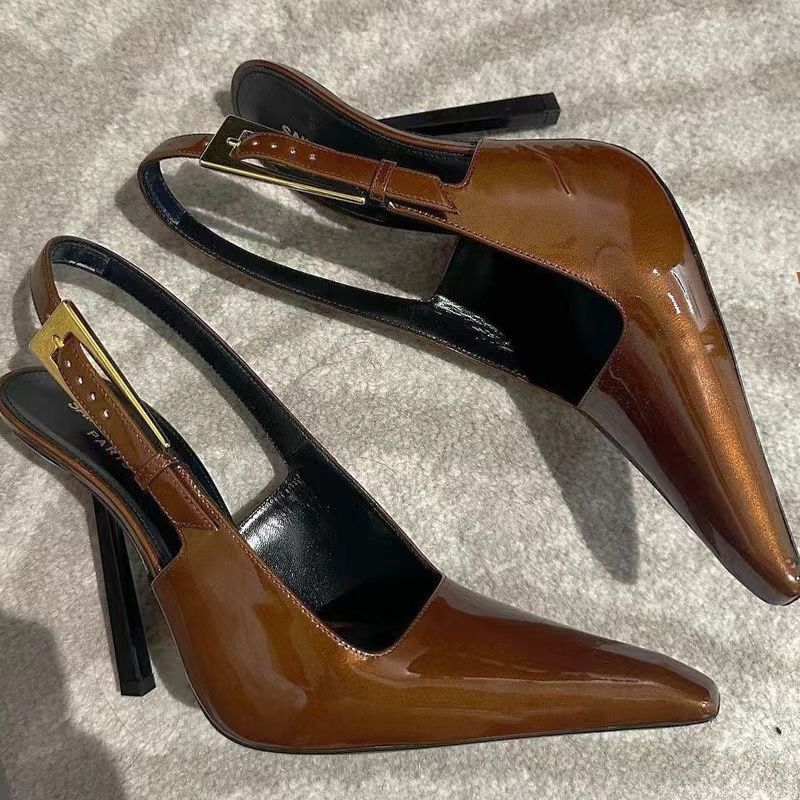 Brown black heel-9cm