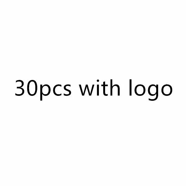 30pcs with Logo