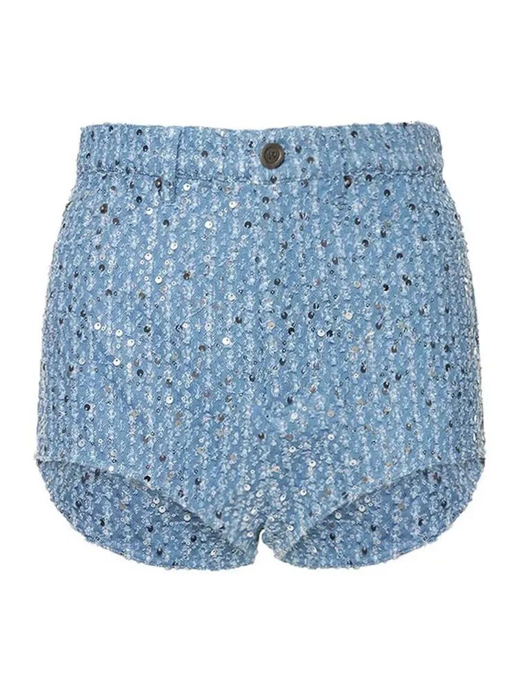 Blue Denim Shorts