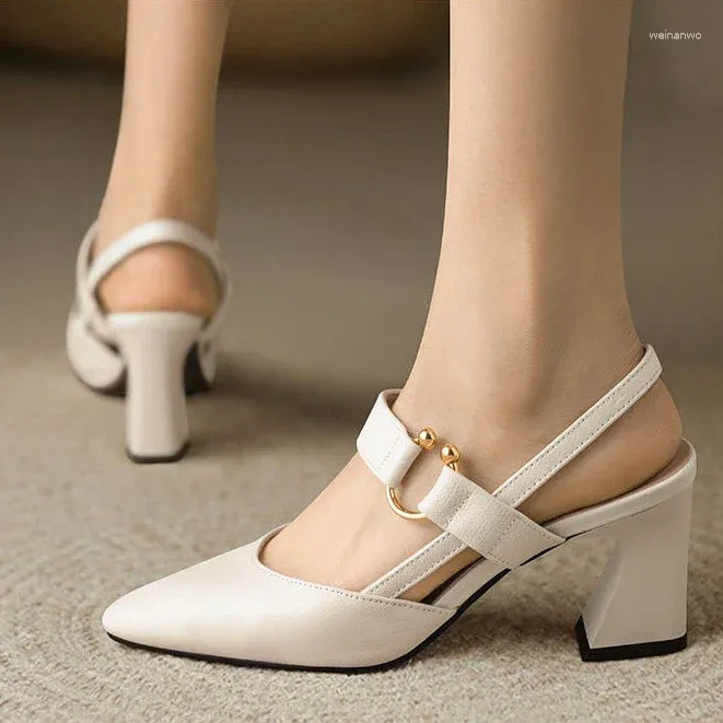 Beige 5 cm heel