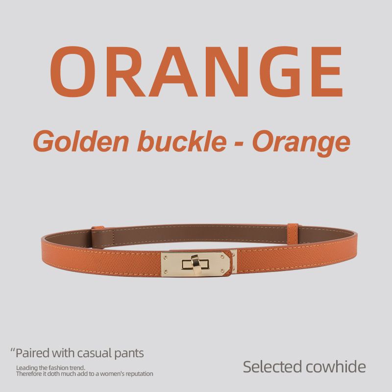 Golden buckle - Orange