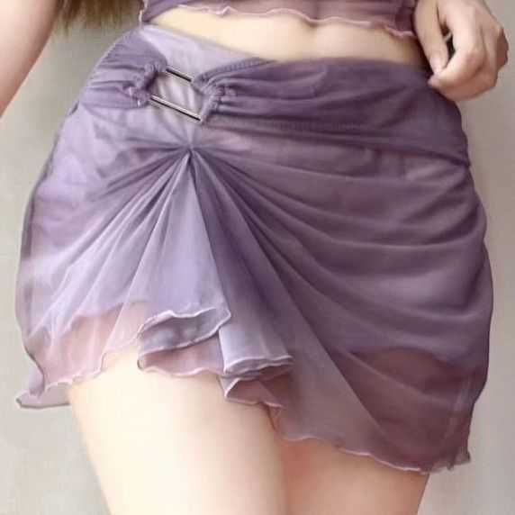 Purple Lace Skirt