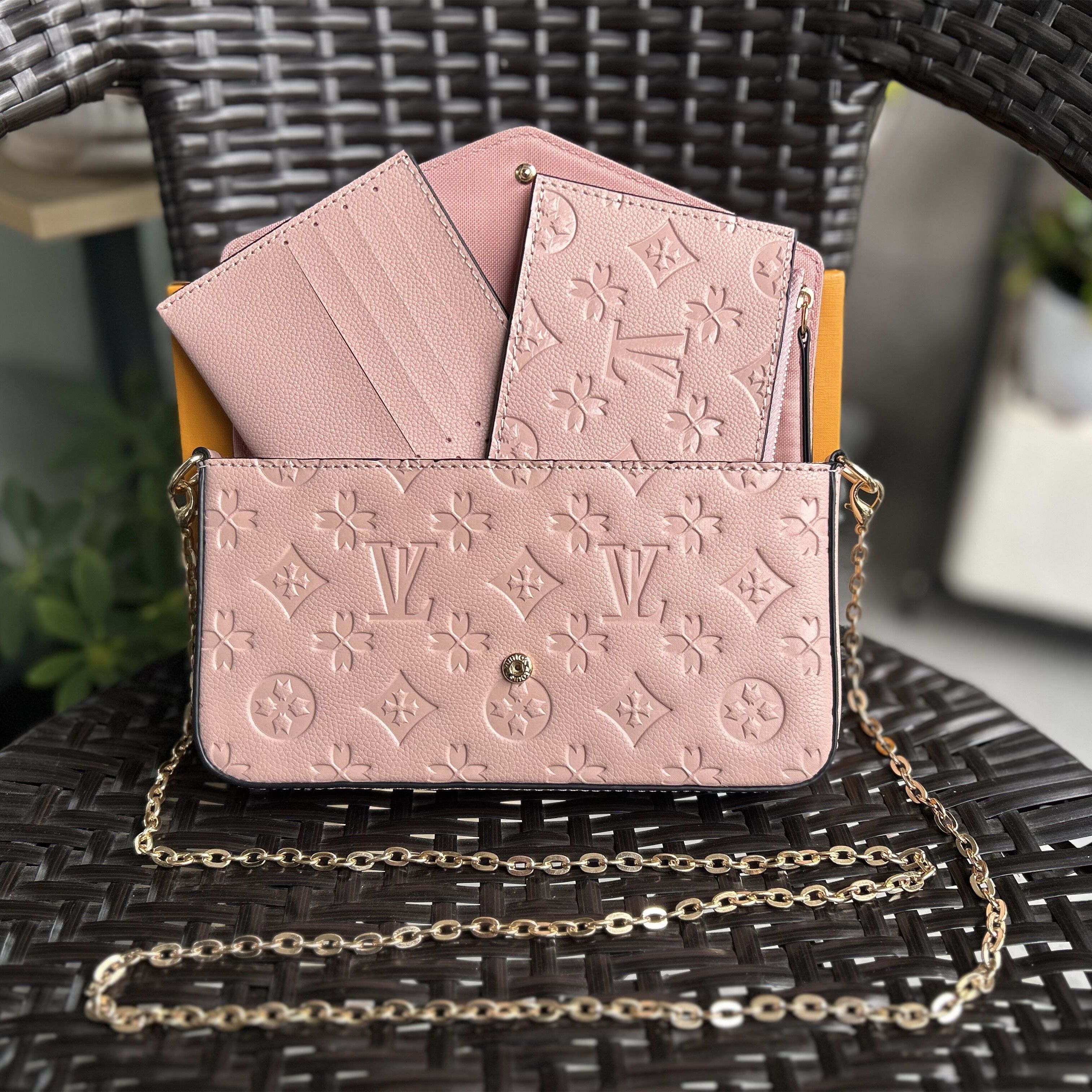 Embossed pink