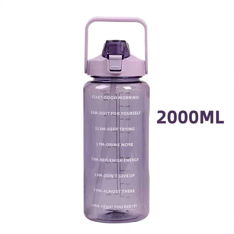 Purple water bottle