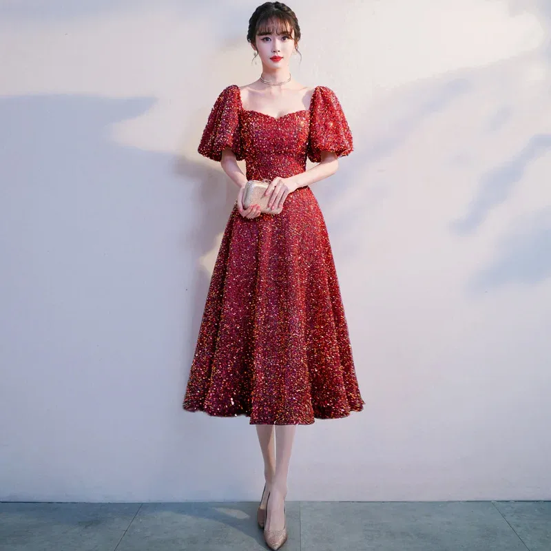 Red midi length