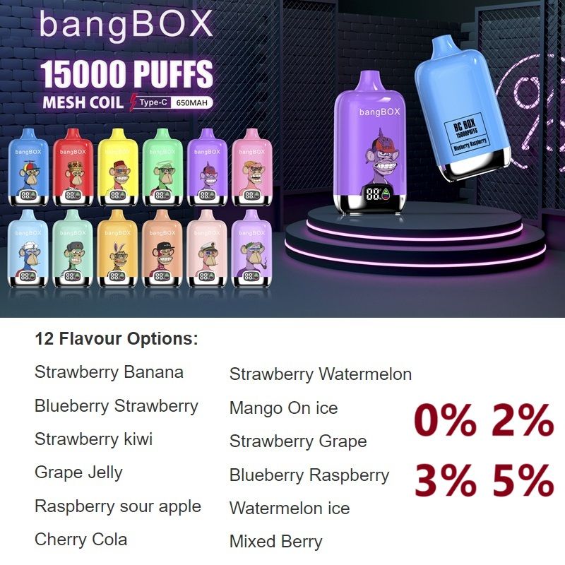 Bang Box Digital 15K-Remark % and Flavor