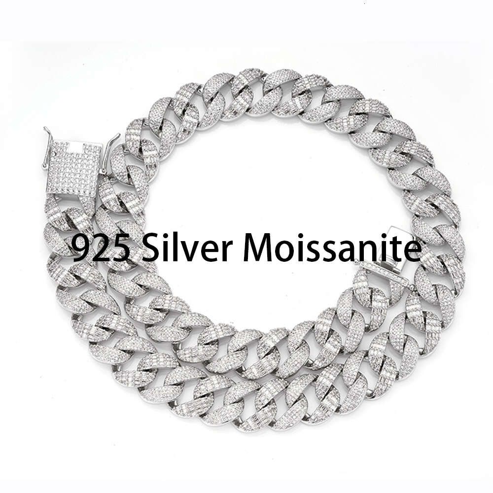 925er Silber mit Moissanit – 40,6 cm