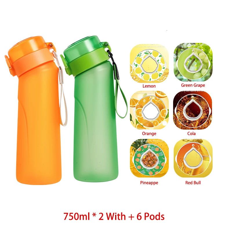 750ml Orange Green 6