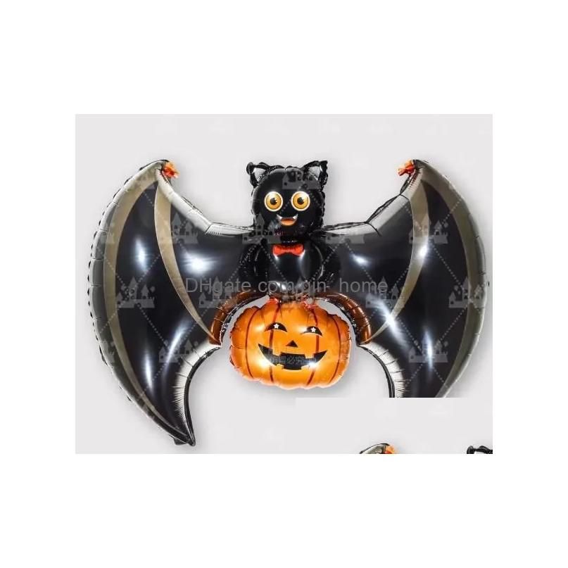 Spider Pumpkin103X62Cm