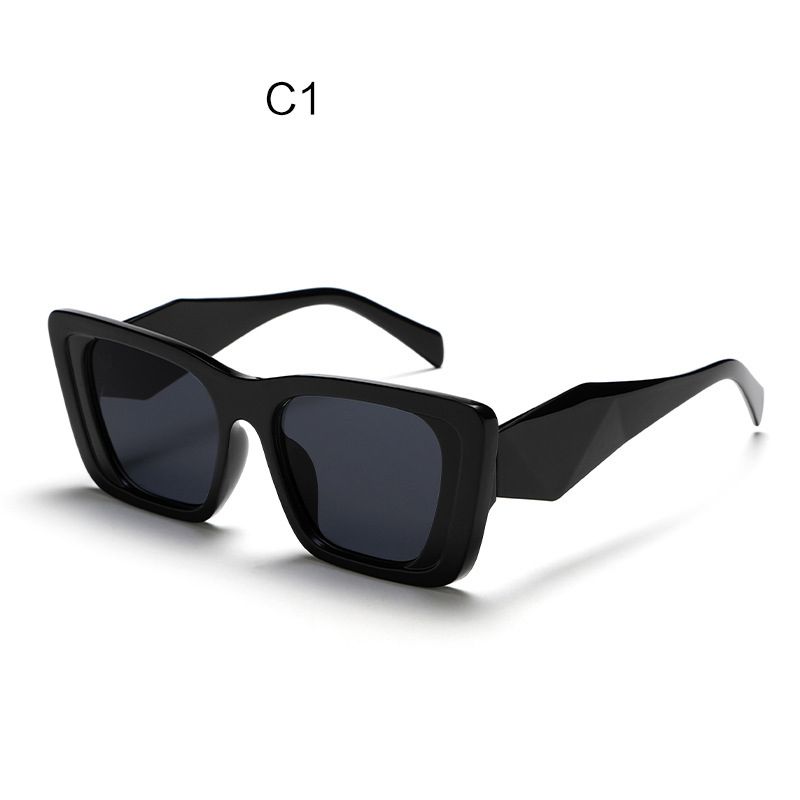 C1 black framed gray lenses