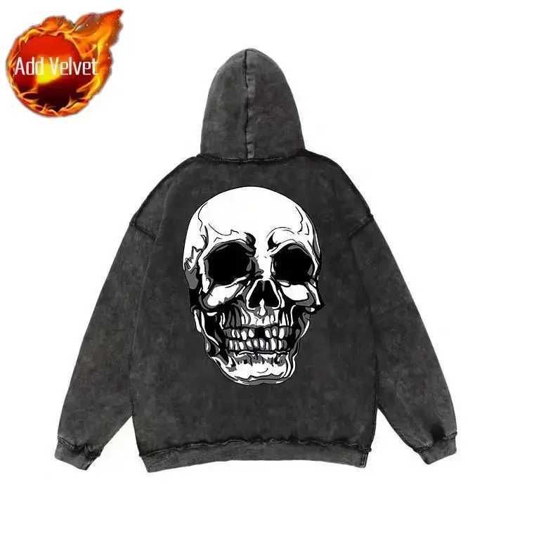 Skull Hoodie Plush