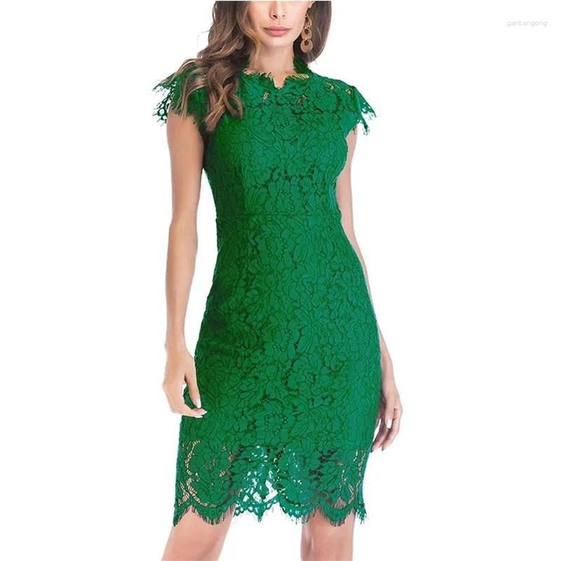 Green Lace Dress