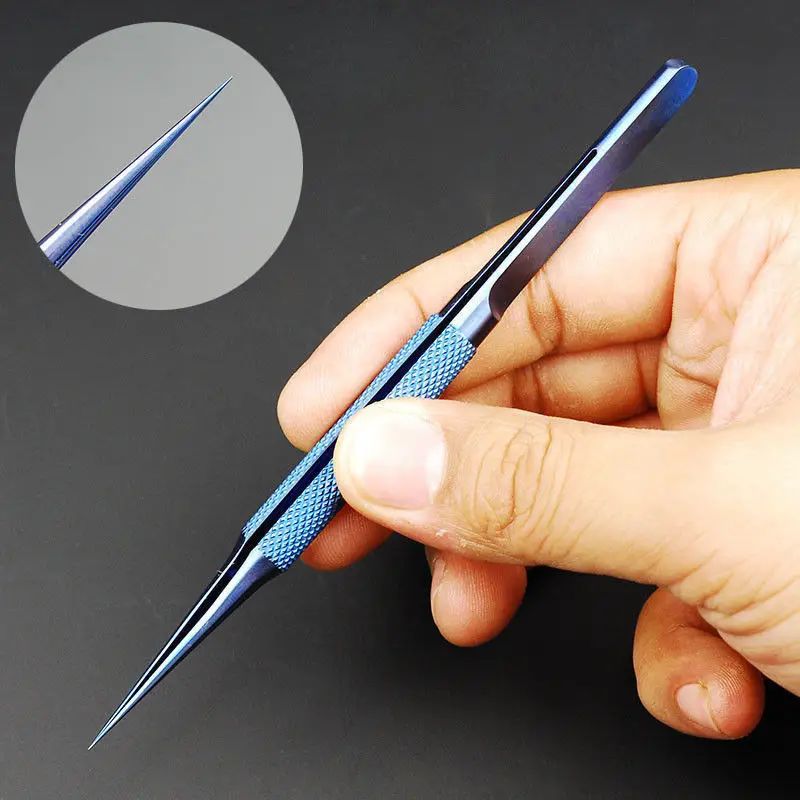 Type de pointe Twezer: Blue-FlatHength: 14cm