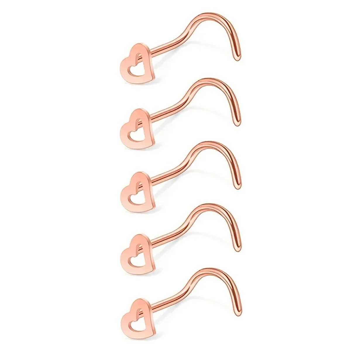 E5-5PCS-ROSE GORD-20G-0.8MM-0.03IN