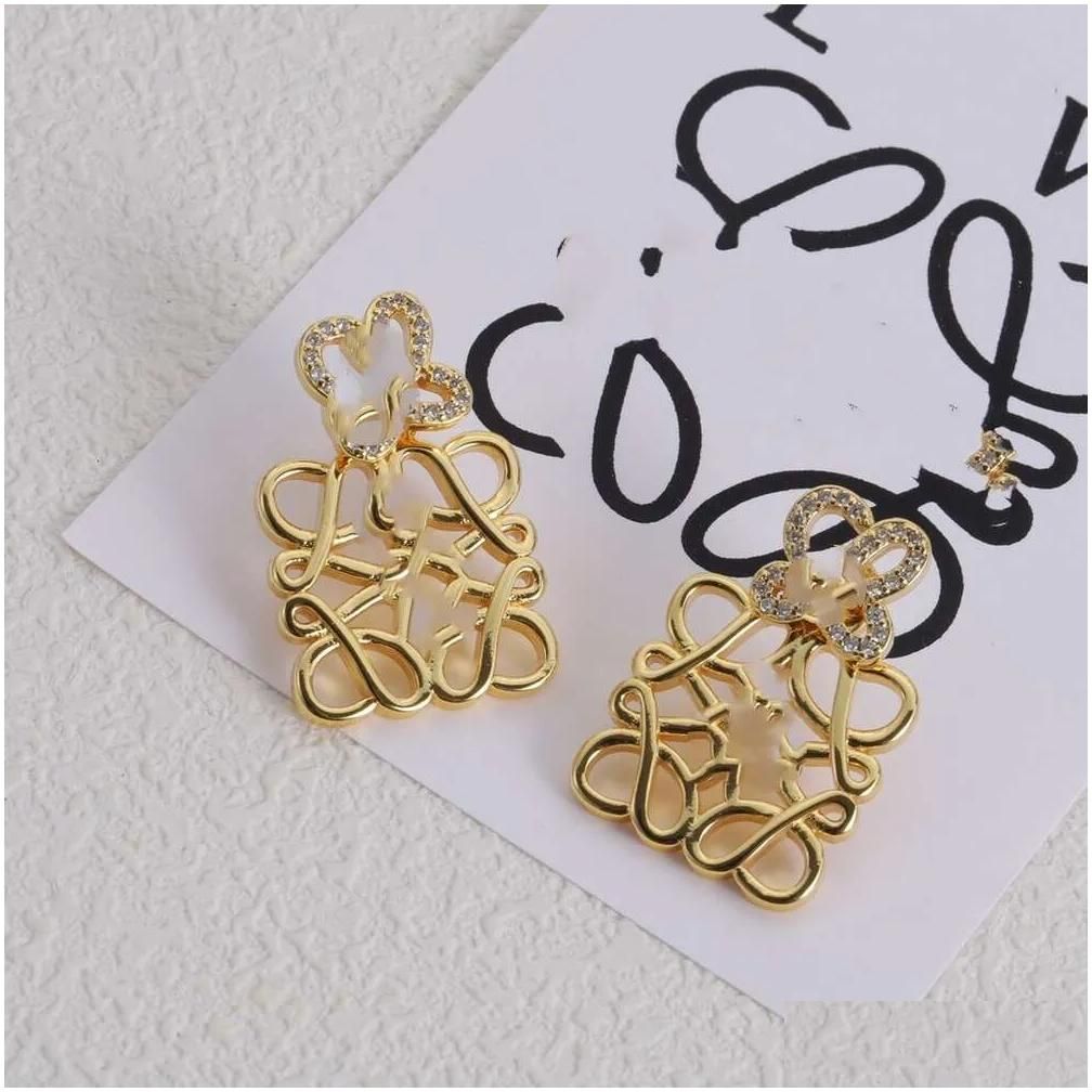Gold(Stud Earrings With Drill)