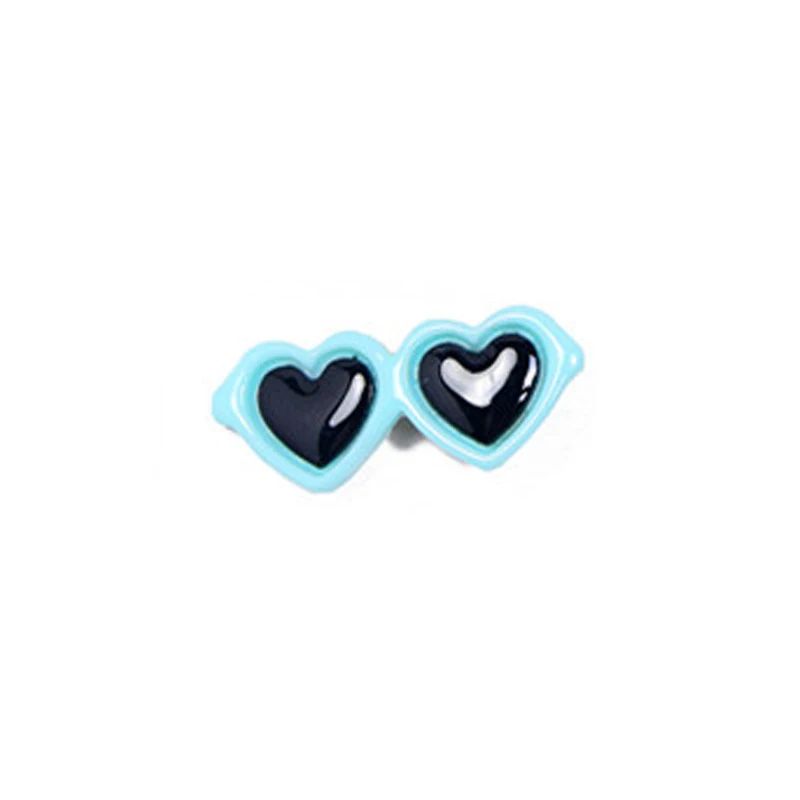 Färg: Blue Heart Hair Clip