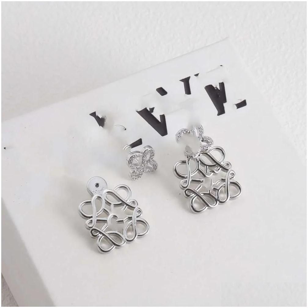 Silver(Stud Earrings With Drill)