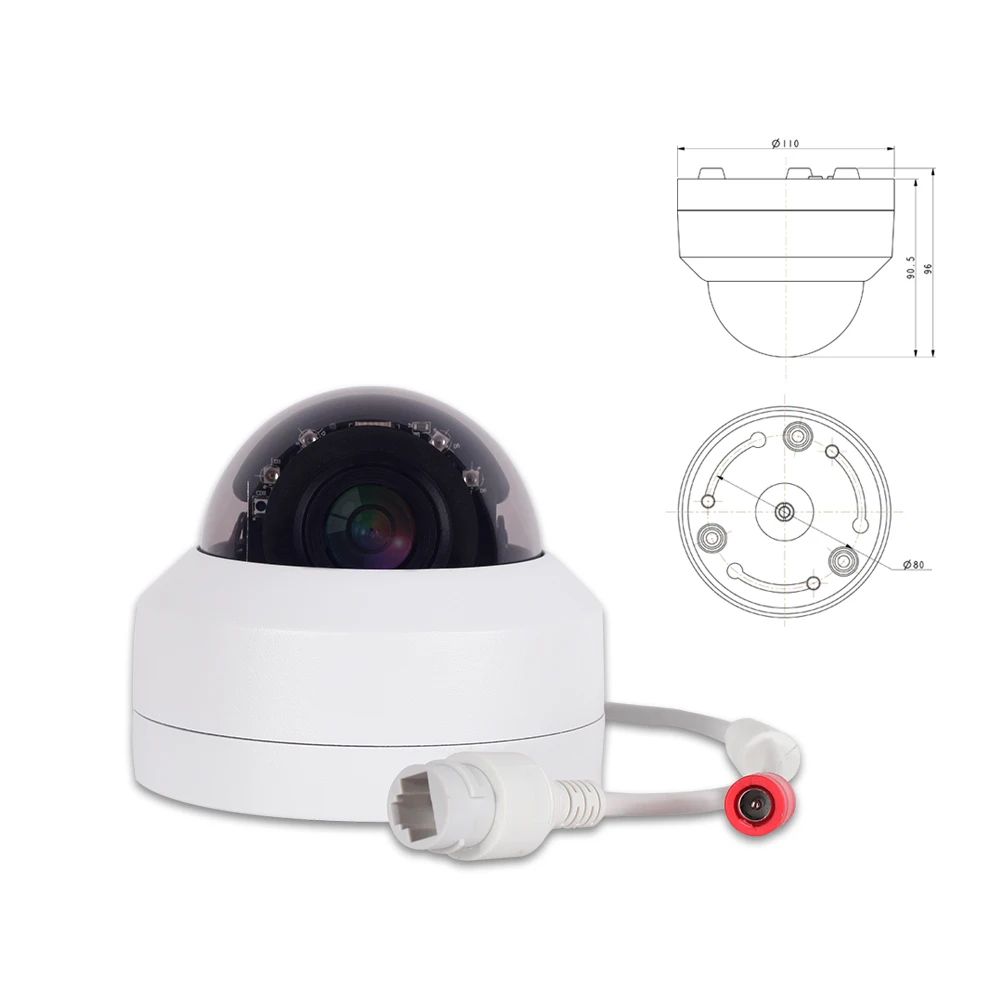 5MP POE-plafond-2.7-13.5mm