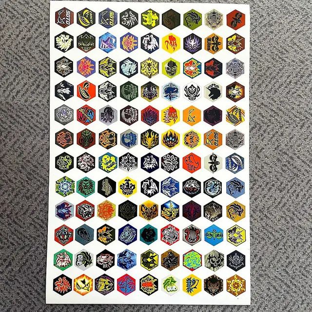 Beyblade-sticker een