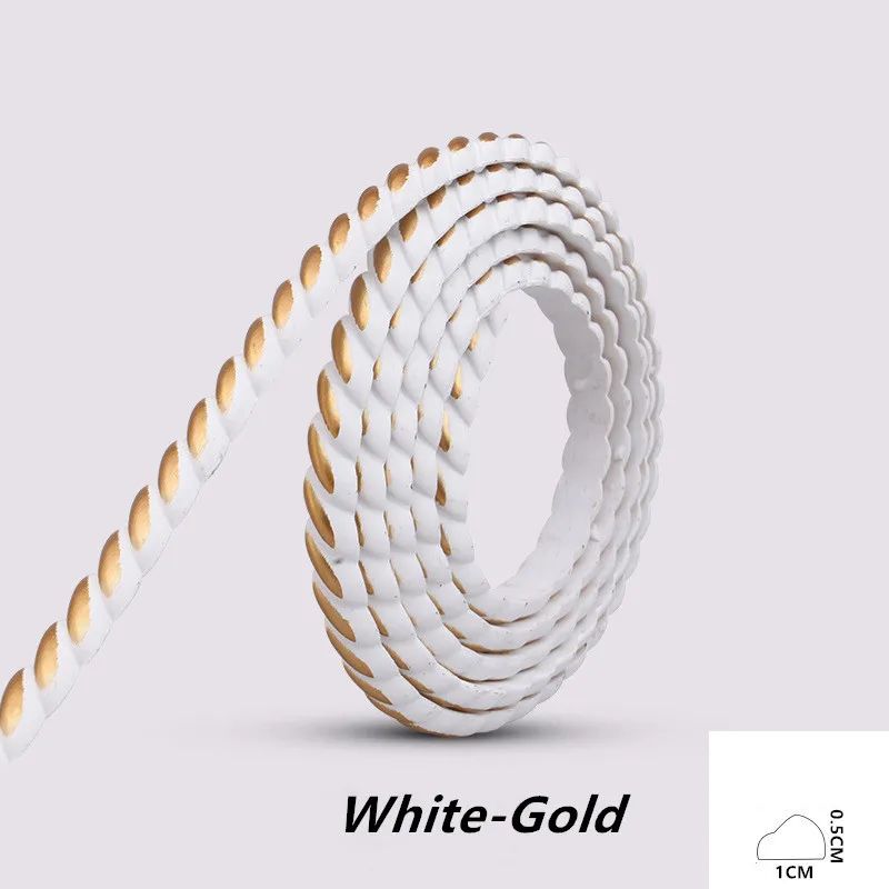 Couleur: or blanc 5 mètres: 15 mm de large