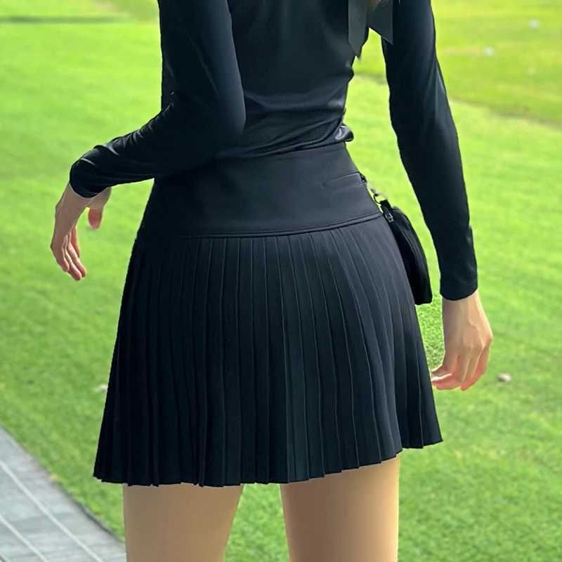 Black Pleated Skirt