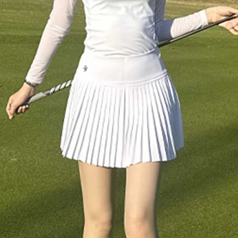 White Pleated Skirt