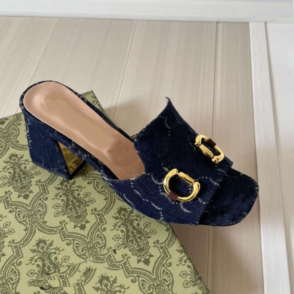 Navy High Heels