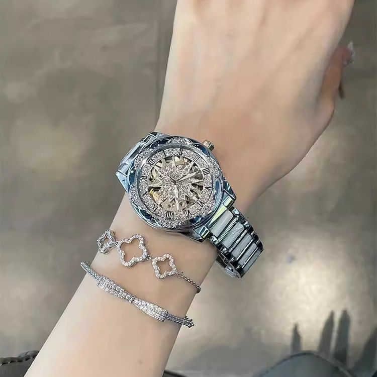 Blingbling Small Silver Watch