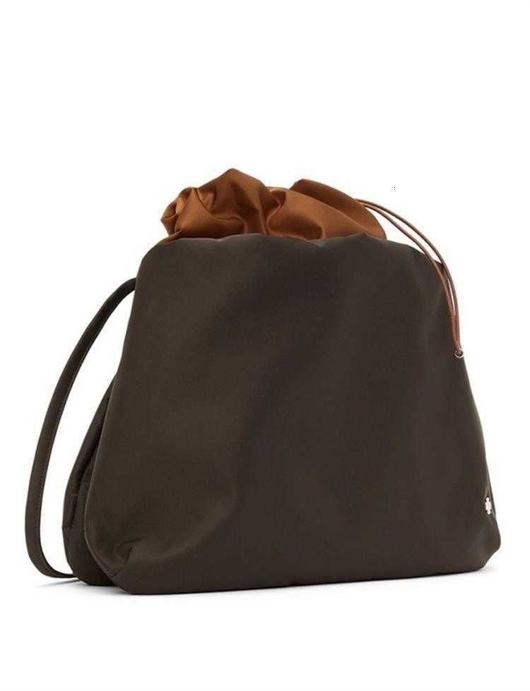 Coffee Colored Nylon Bag