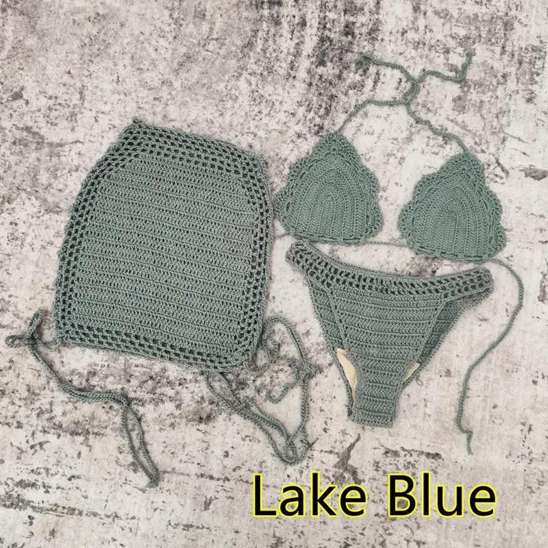 3pcs Lake Blue