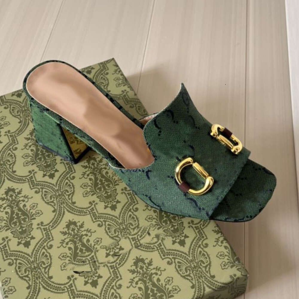 Green High Heels