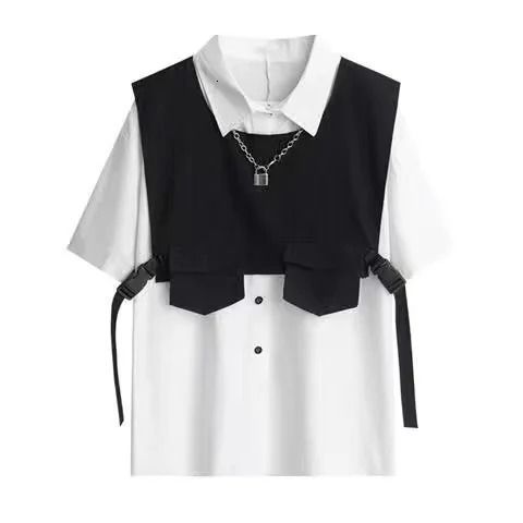 White Shirts Vest