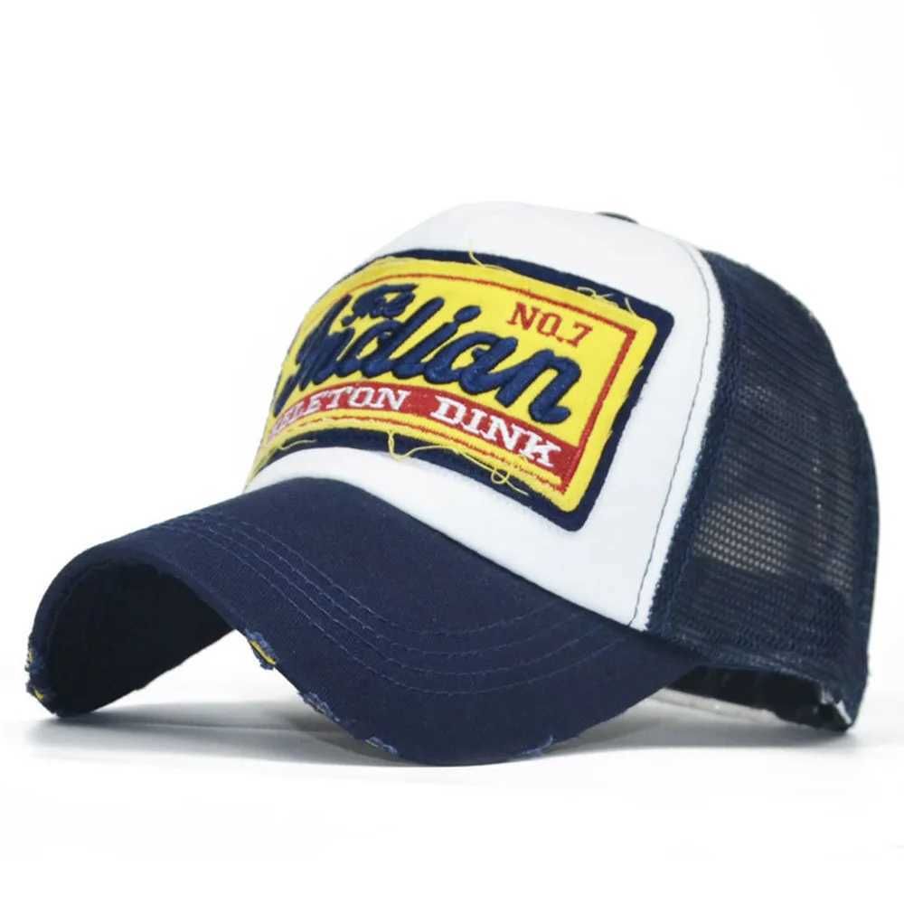 Navy Mesh Cap