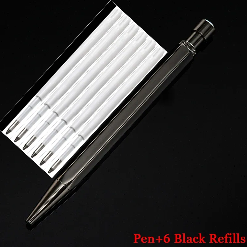 Pen 6 Black Refills5