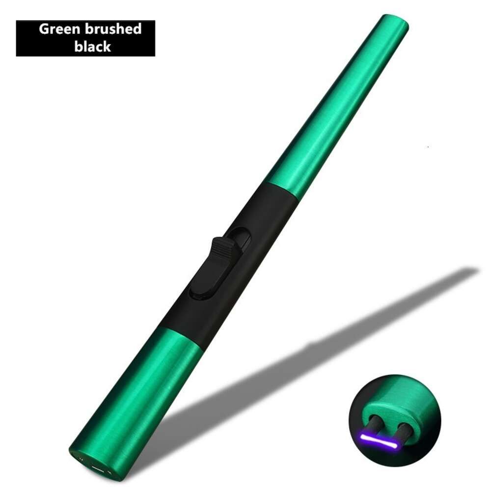 Green brushed black