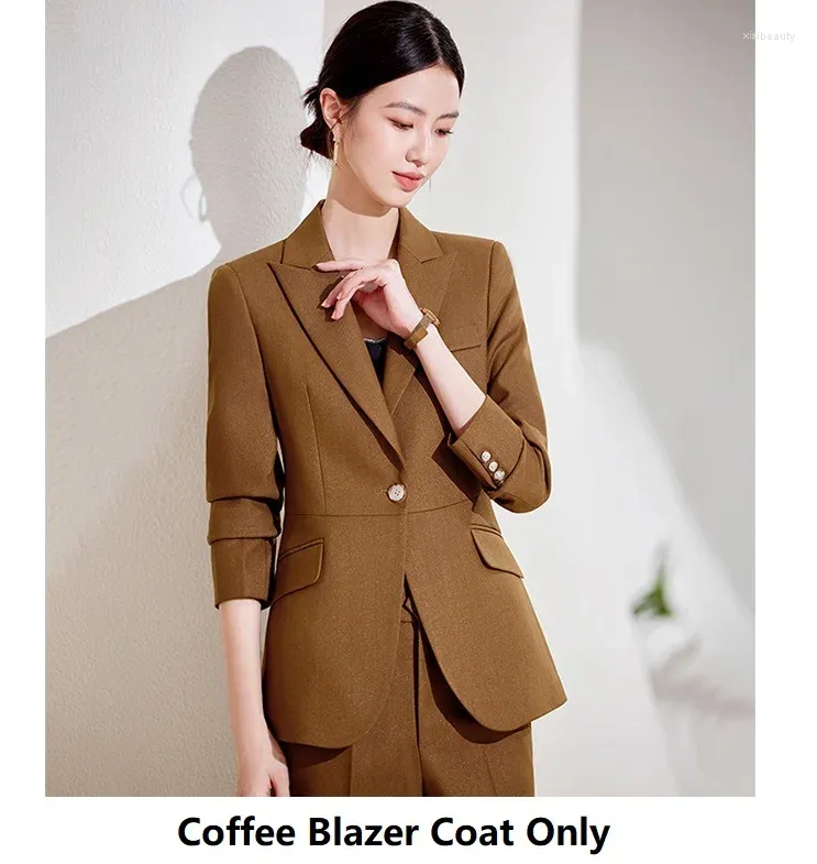 Coffee Blazer Coat