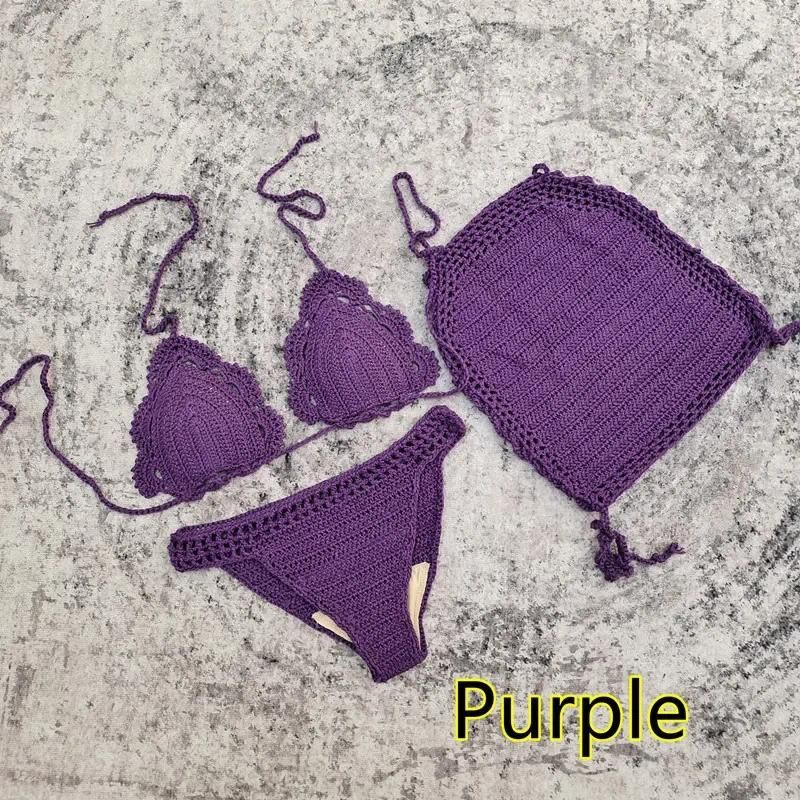 3pcs Purple