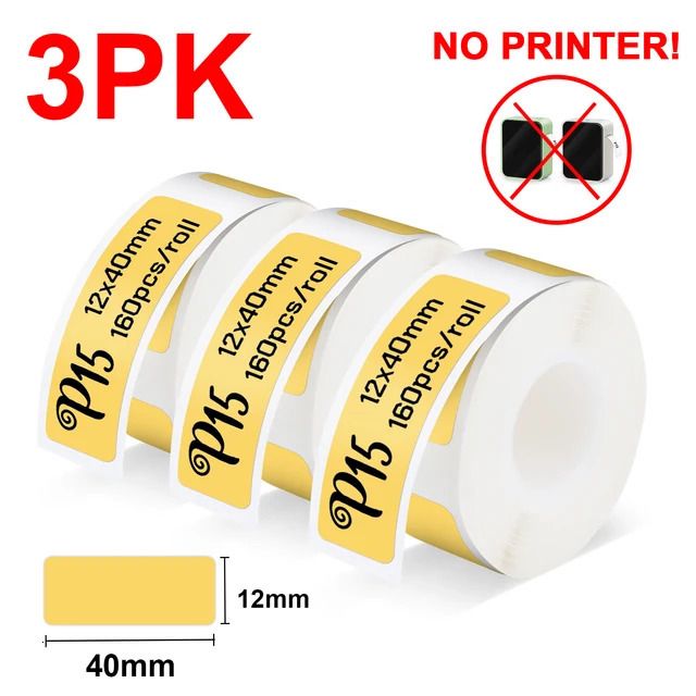 Żółty papier 3PK