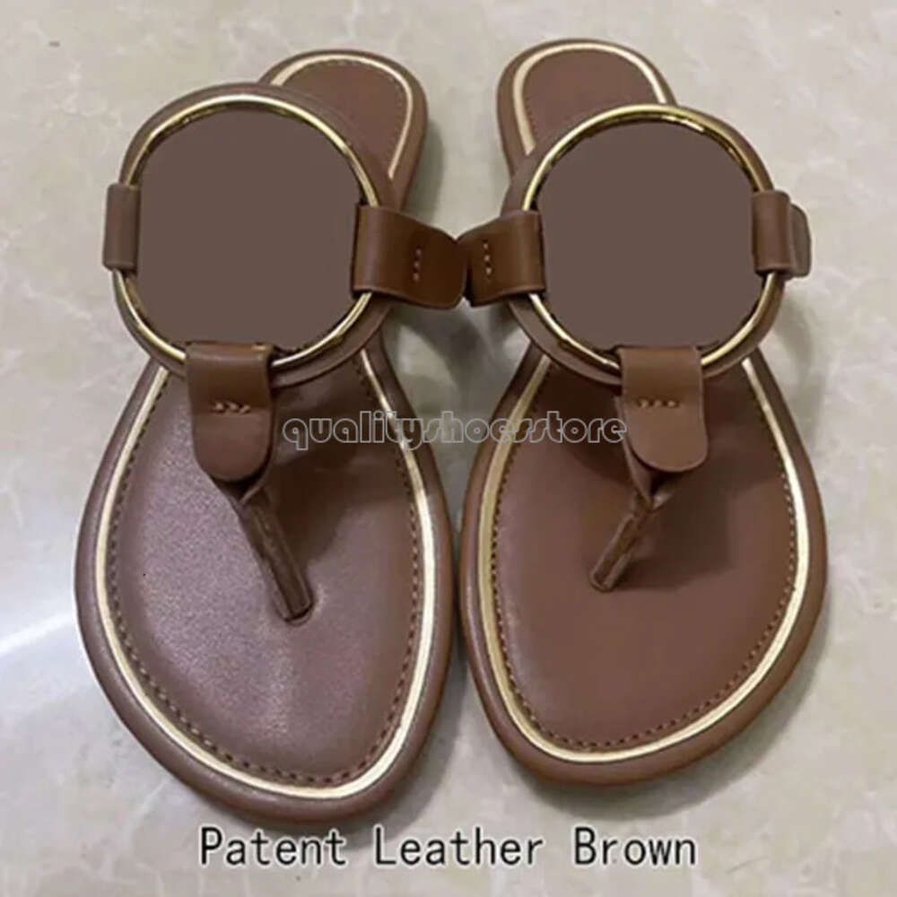 Metallic Leather Brown