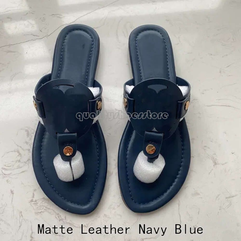 Matte Leather Navy Blue