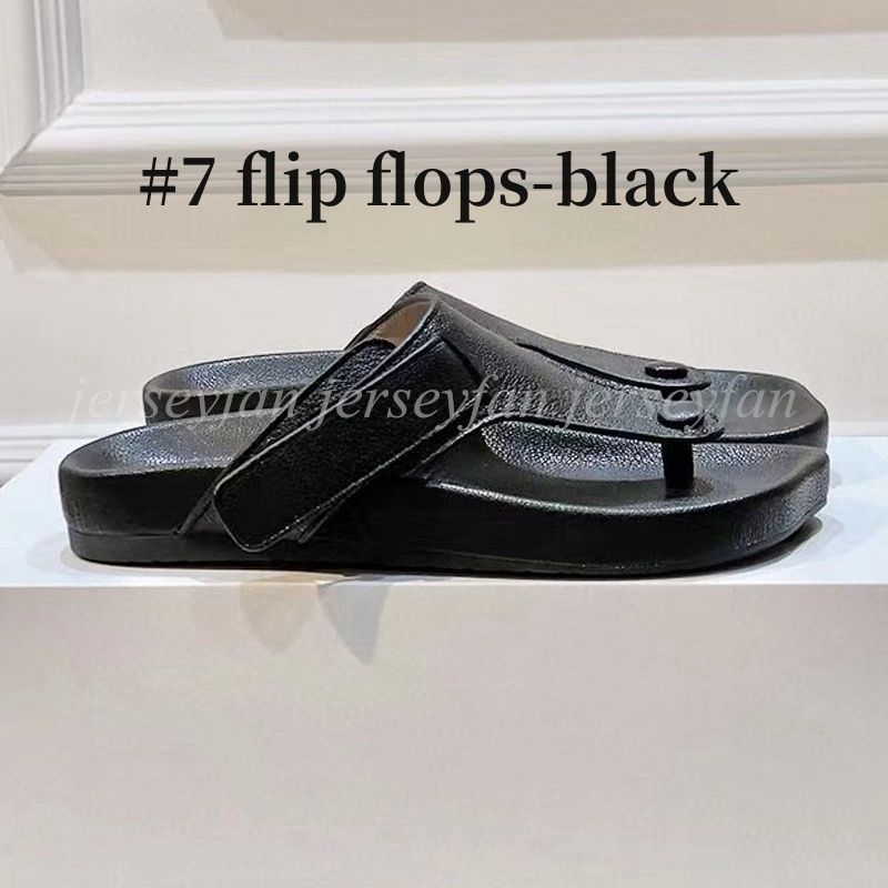 #7 flip flops-black