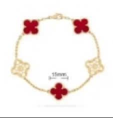 Gold Red Diamond Bracelet