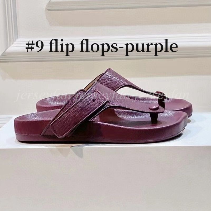 #9 flip flops-purple