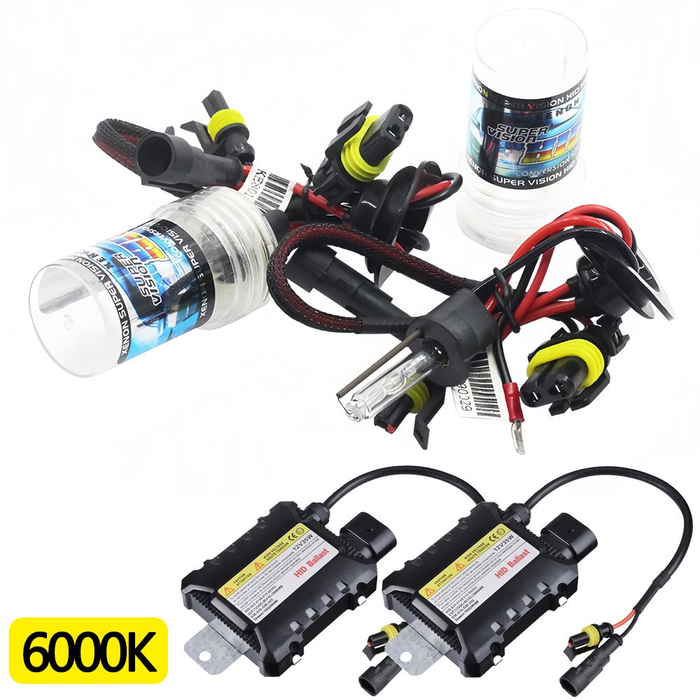 55W H3 6000K Kit