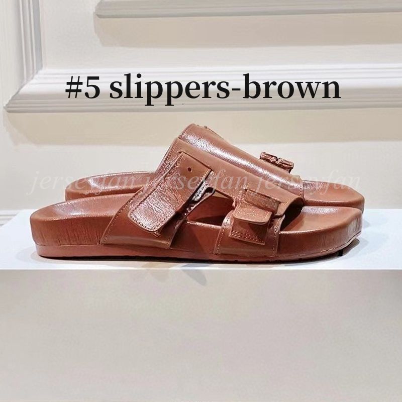 #5 slippers-brown