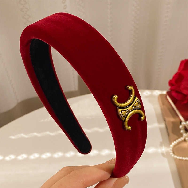 1 # Retro -Muster Red Hair Hoop