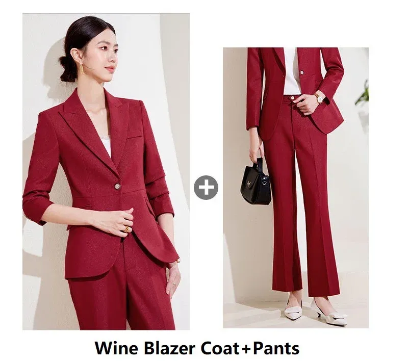 Wine Pantsuits