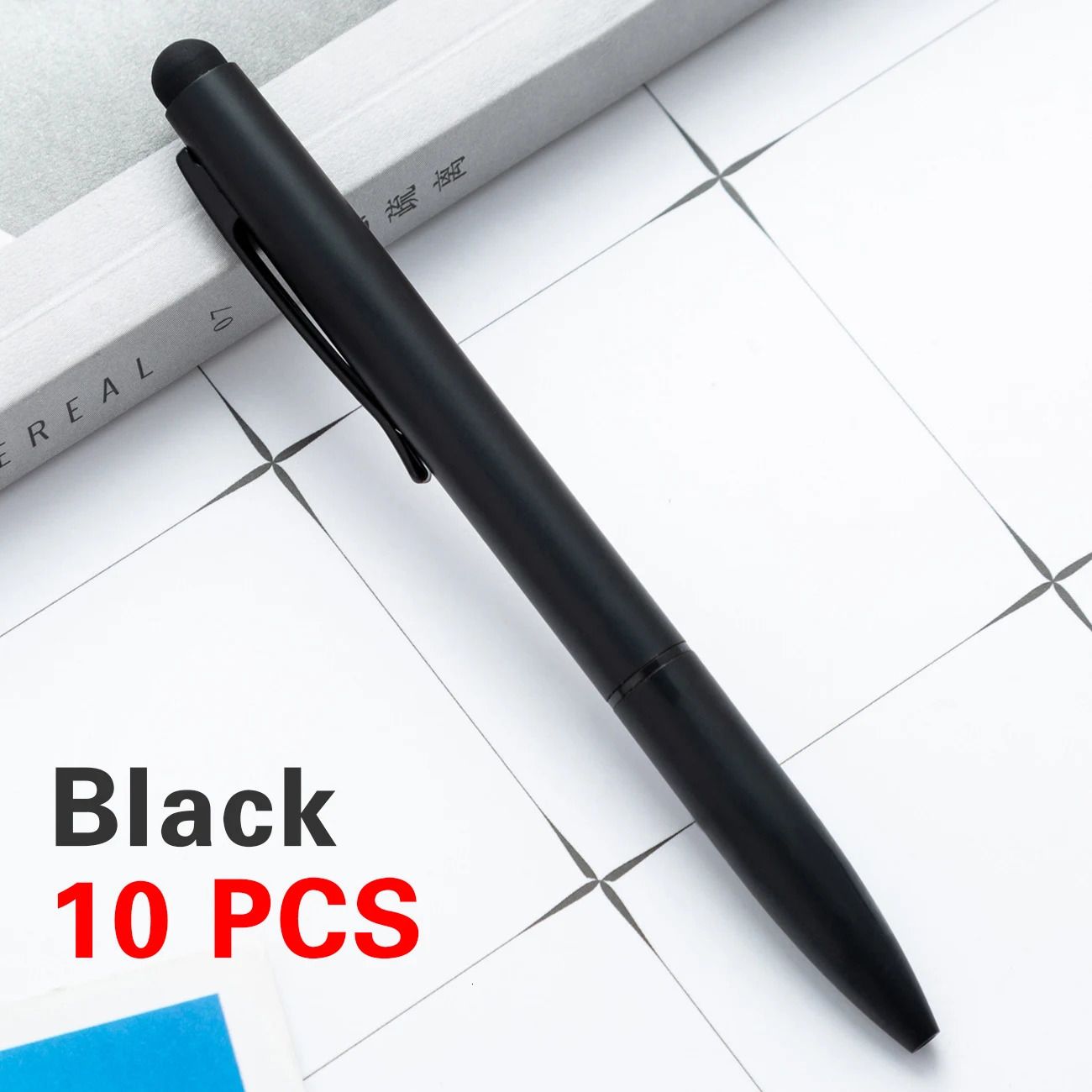 Czarne - 10 długopisów