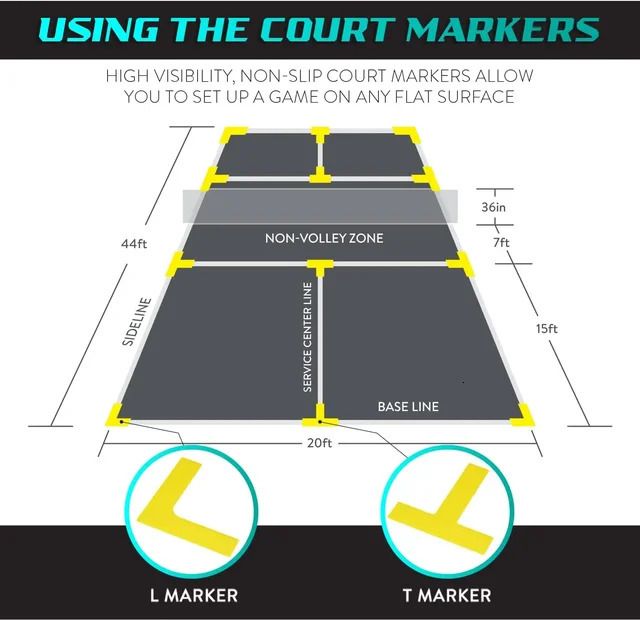 Court Markers Set